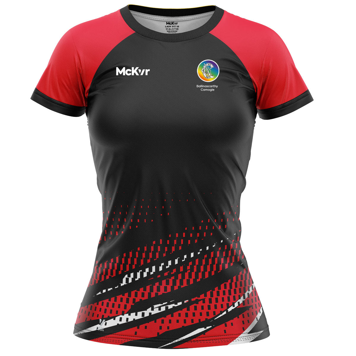 Mc Keever Ballinascarthy Camogie Training Jersey - Womens - Black/Red