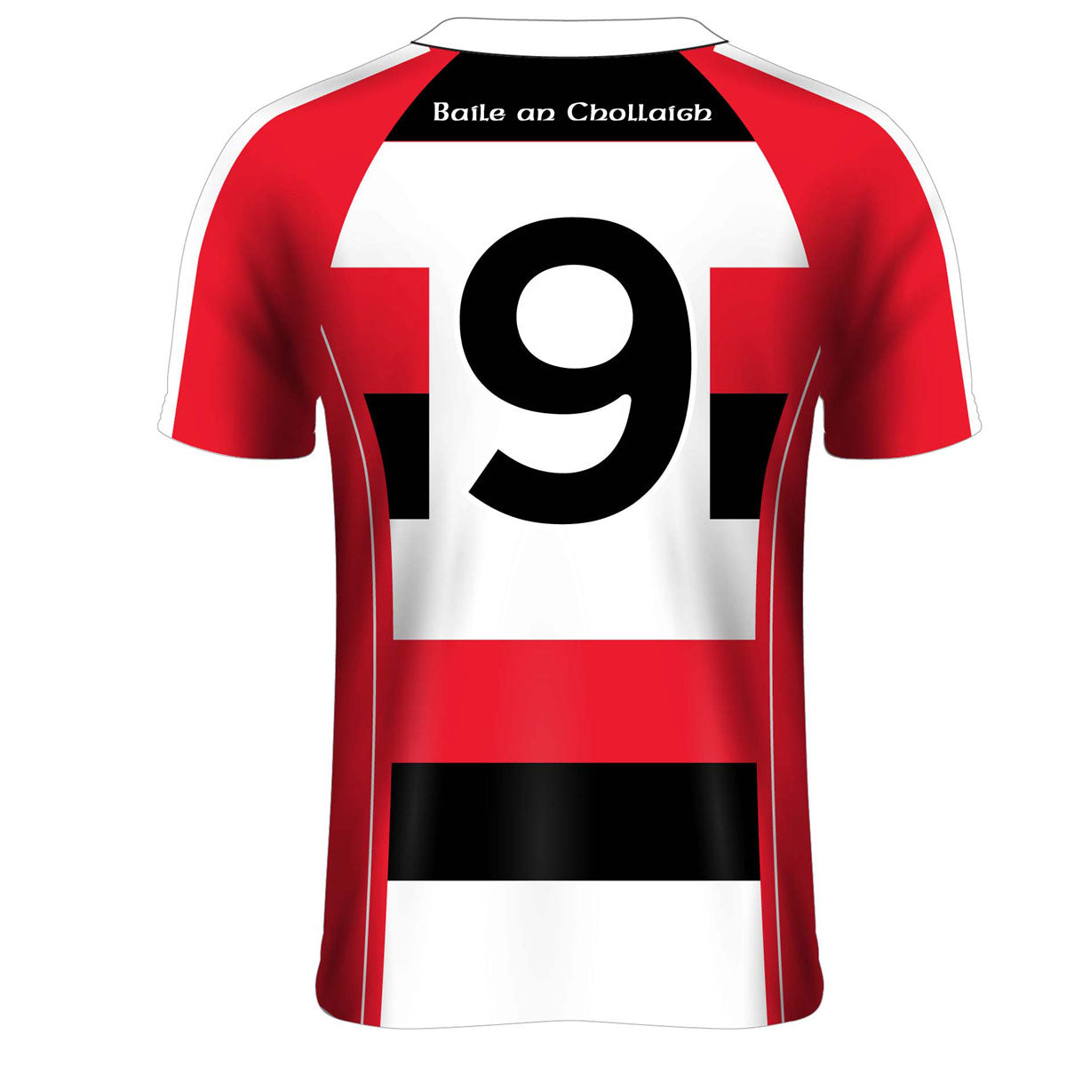 Mc Keever Ballincollig GAA Numbered Away Jersey - Womens - Red/Black