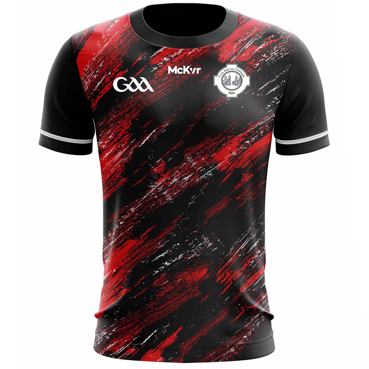 Mc Keever Ballincollig GAA Training Jersey - Adult - Black/Red