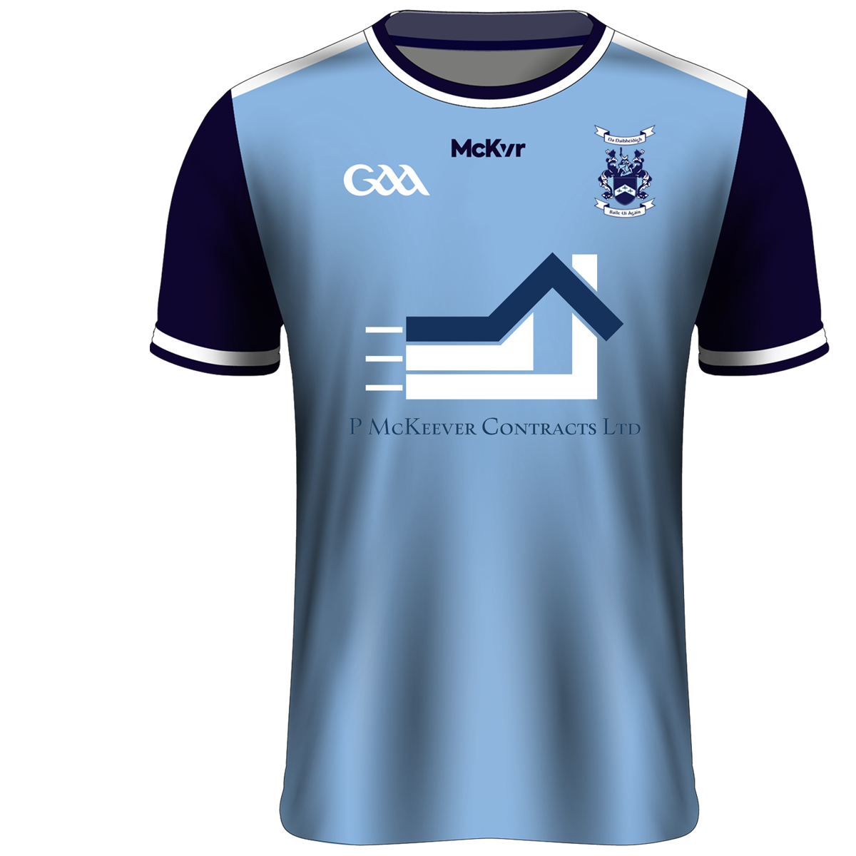 Mc Keever Ballyhegan Davitts Home Jersey - Youth - Blue