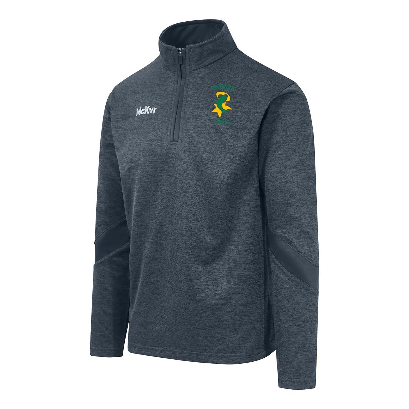 Mc Keever Boyne RFC Core 22 1/4 Zip Top - Youth - Charcoal