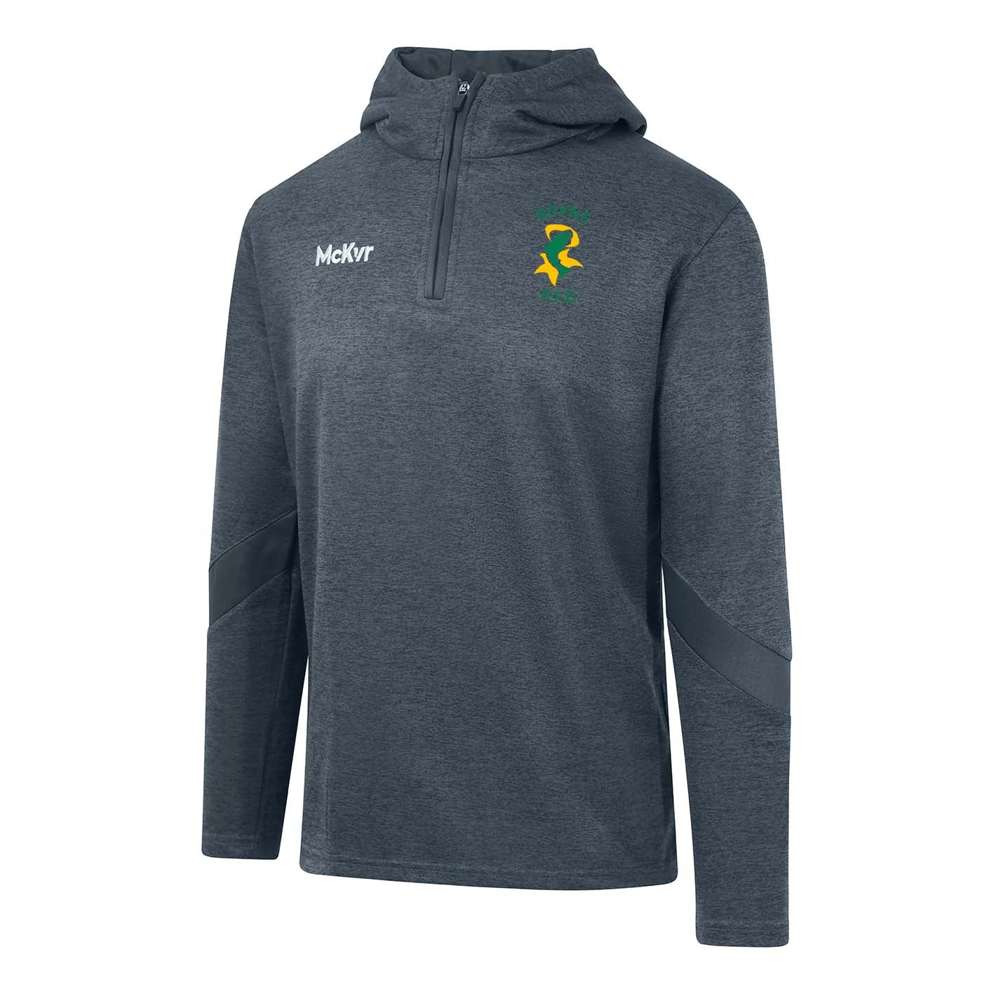 Mc Keever Boyne RFC Core 22 1/4 Zip Hoodie - Youth - Charcoal