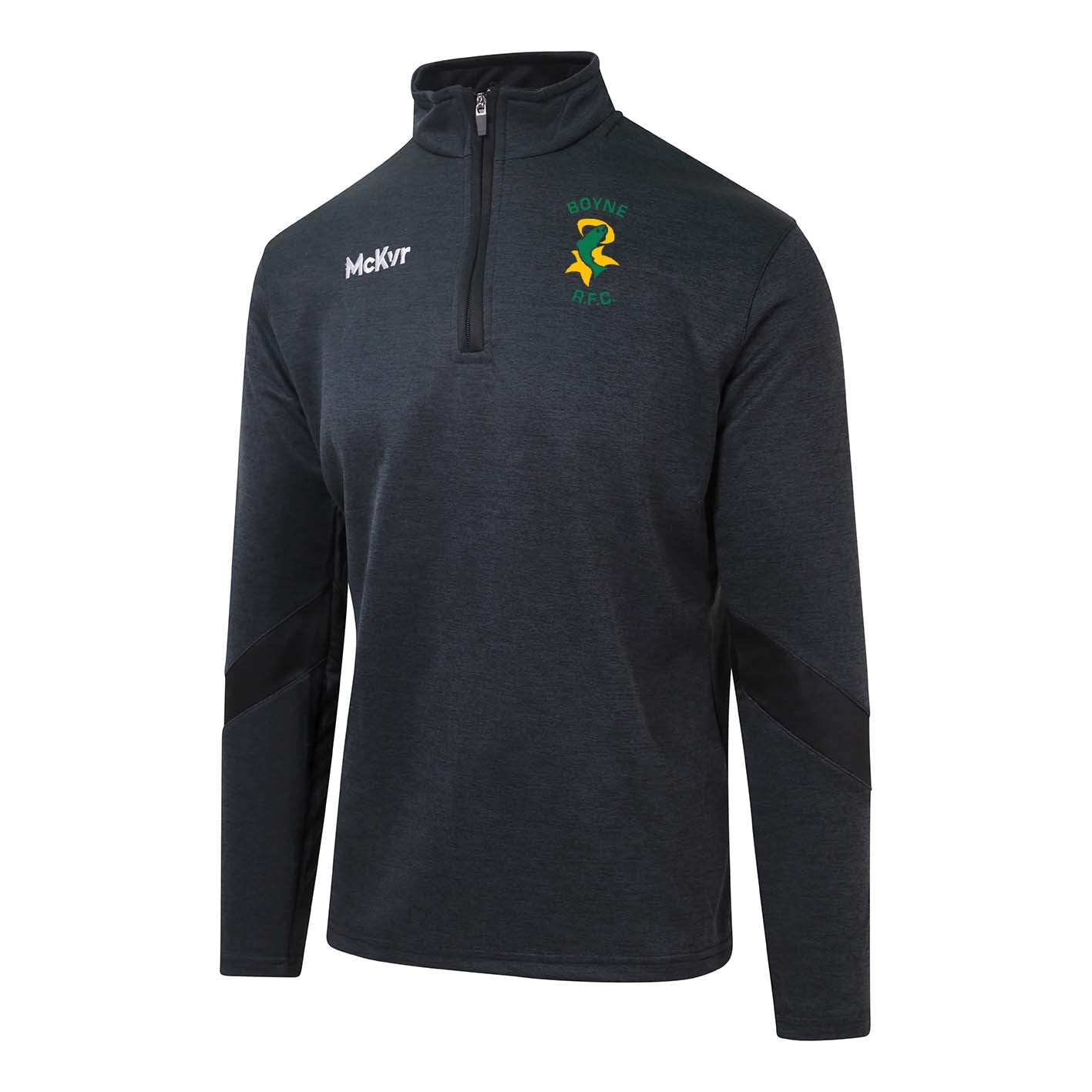 Mc Keever Boyne RFC Core 22 1/4 Zip Top - Adult - Black