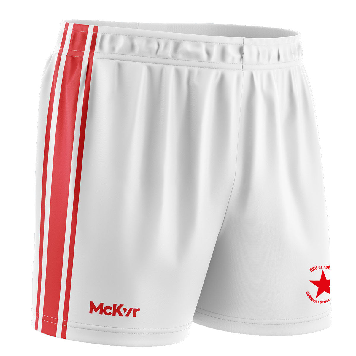 Mc Keever Bruff GAA - Limerick Core 22 GAA Shorts - Youth - White/Red