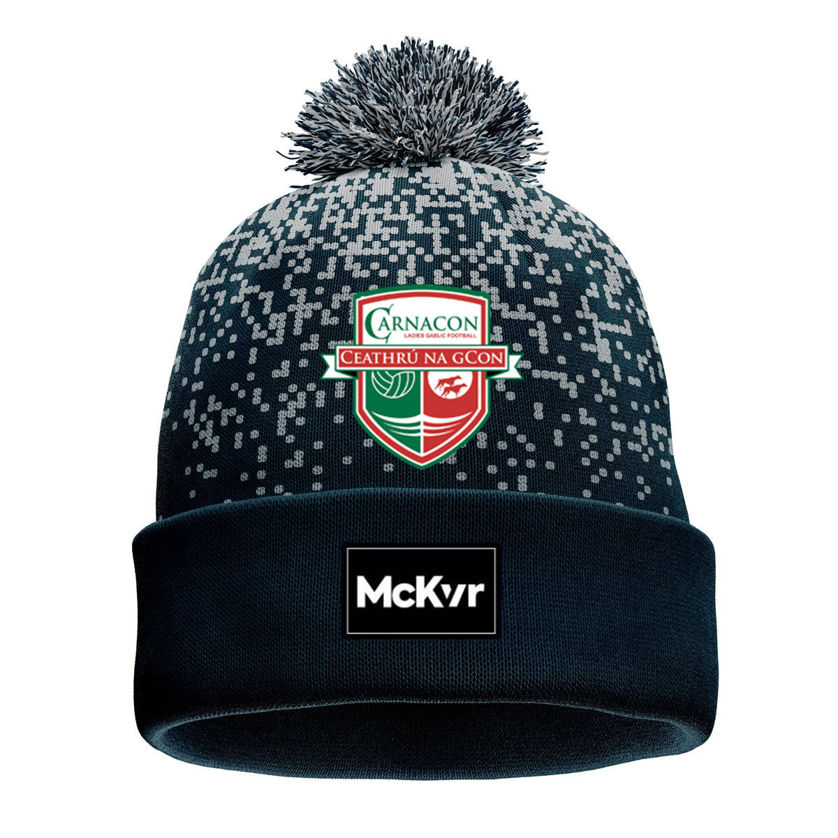 Mc Keever Carnacon Ladies GAA Core 22 Bobble Hat - Youth - Navy/Grey