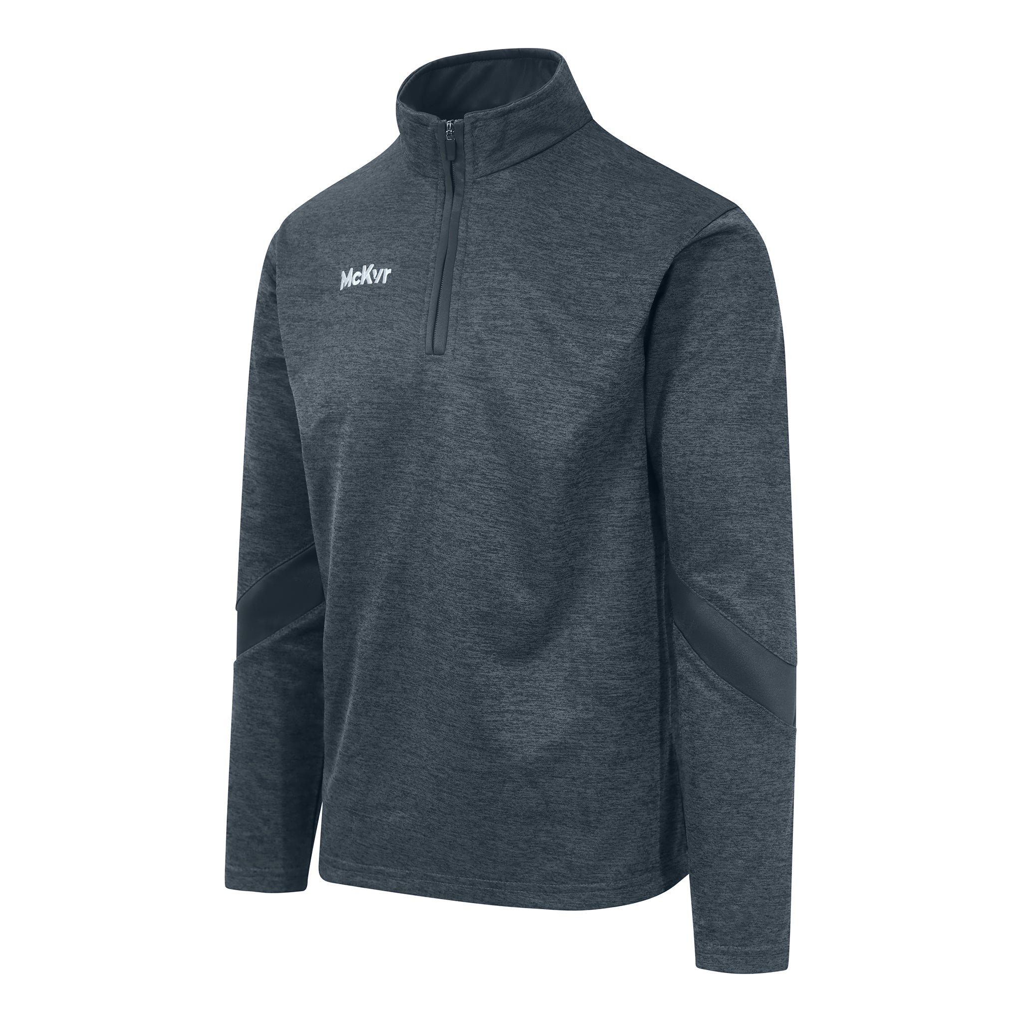 Mc Keever Core 22 1/4 Zip Top - Adult - Charcoal