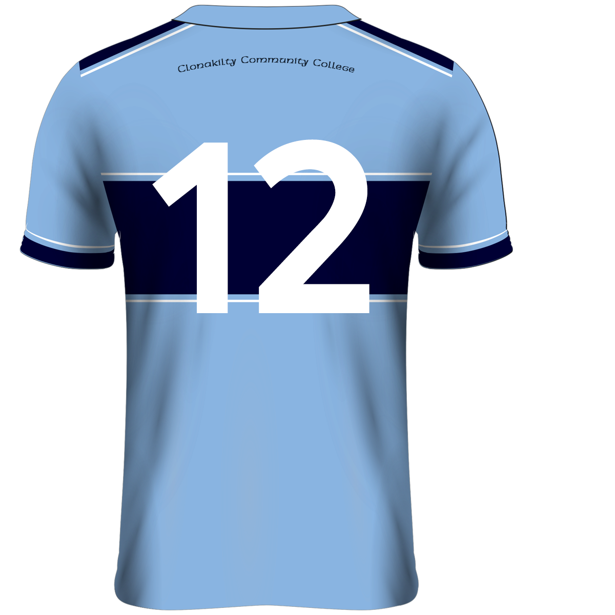 Mc Keever Clonakilty Community College Numbered Playing Jersey - Adult - Blue