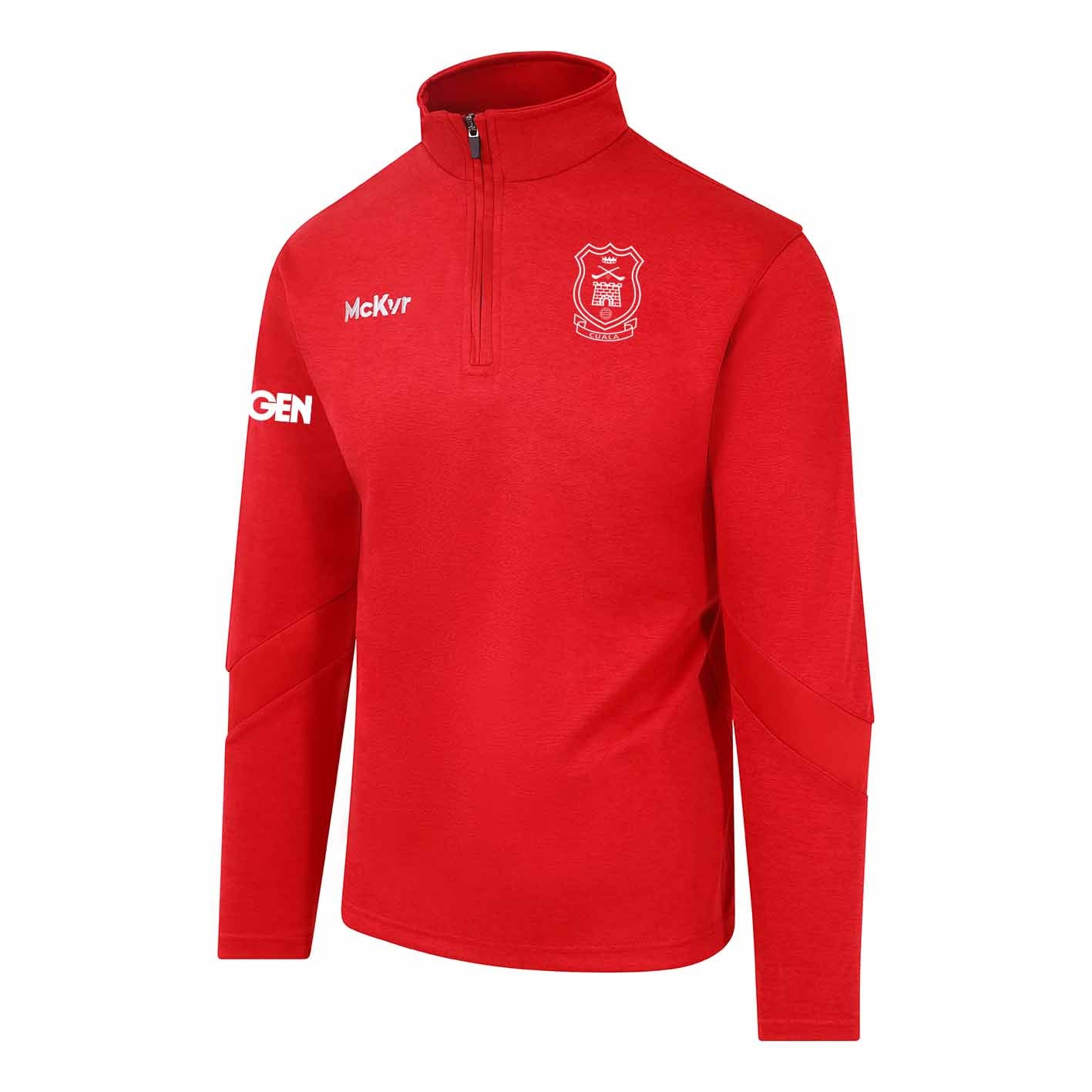 Mc Keever Cuala GAA Core 22 1/4 Zip Top - Adult - Red