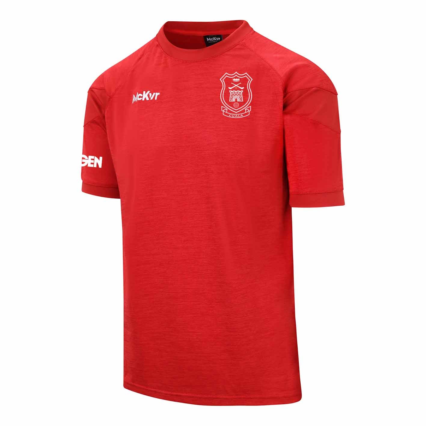 Mc Keever Cuala GAA Core 22 T-Shirt - Adult - Red