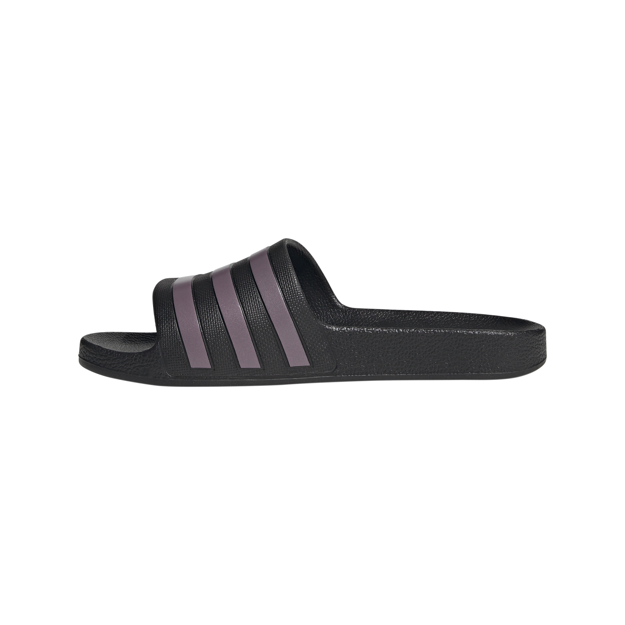 adidas Adilette Aqua Sliders - Womens - Black/Mat Purple Metallic/Black