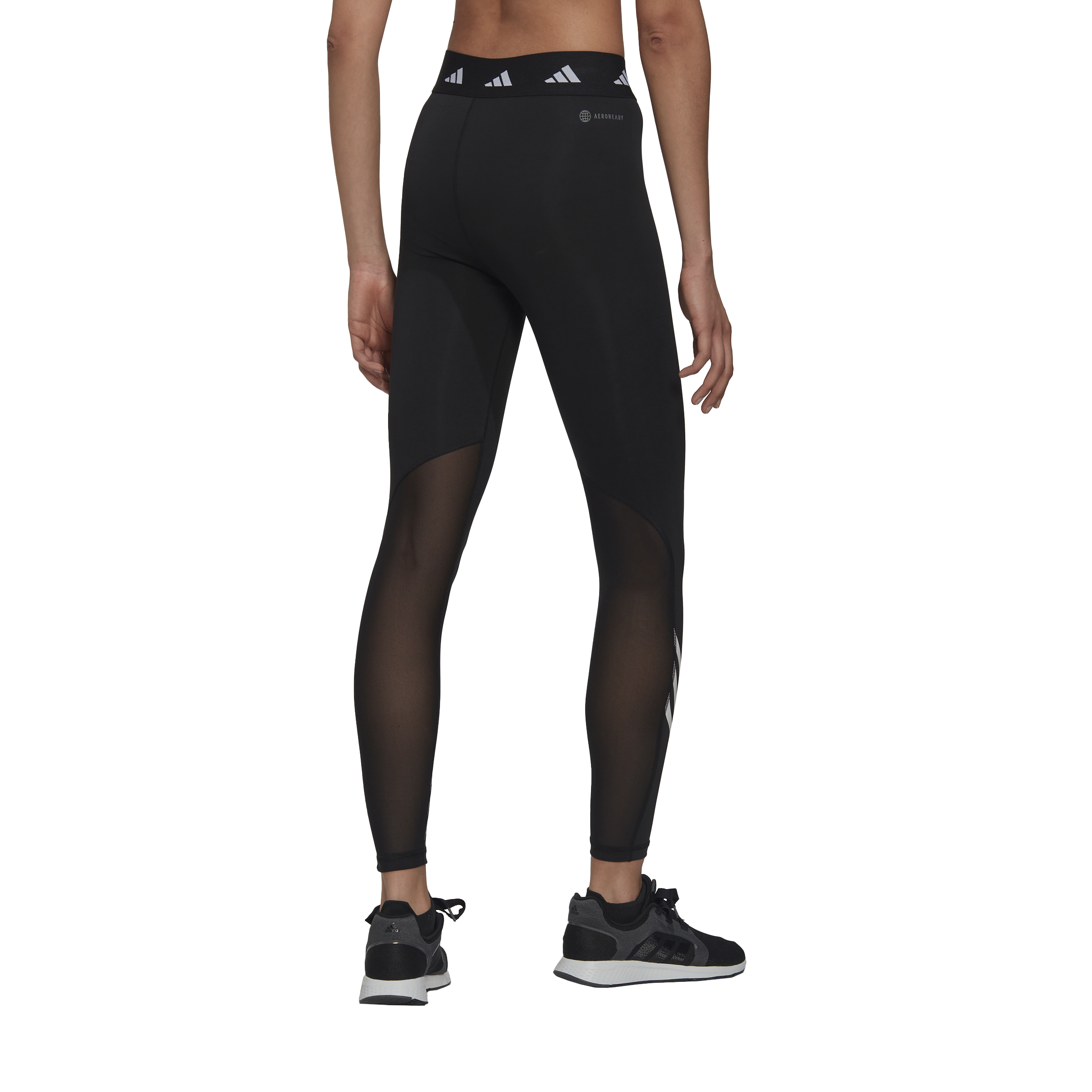 adidas TF 3 Stripes 7/8 Training Tights - Womens - Black