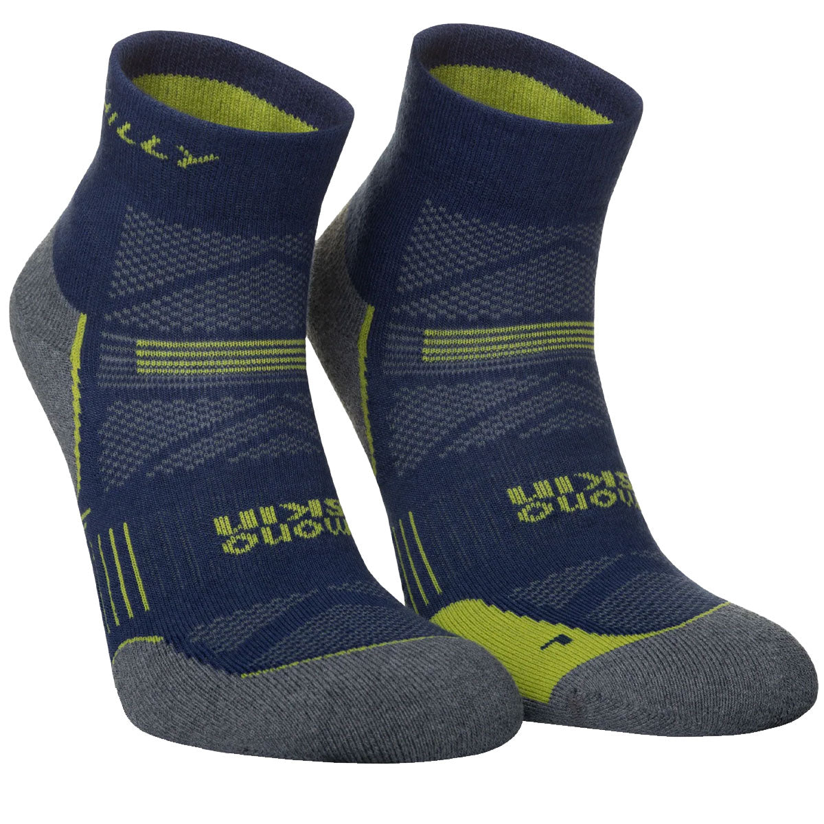 Hilly Supreme Anklet Med Socks - Mens - Midnight Navy/Grey Marl