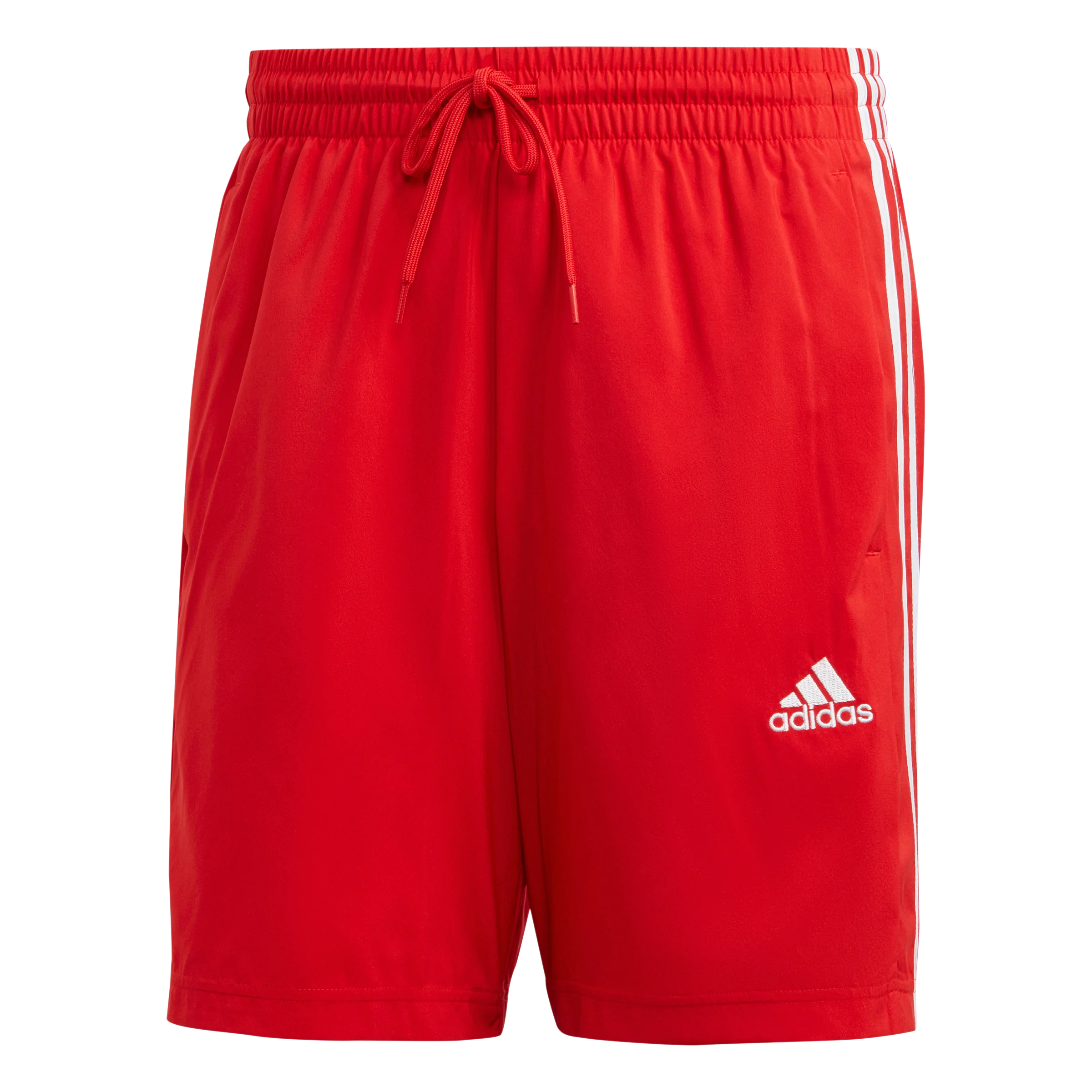 adidas 3 Stripes Chelsea Shorts - Mens - Better Scarlet/White