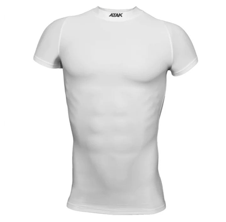 Atak Compression Recovery Short Sleeve Top - Youth - White