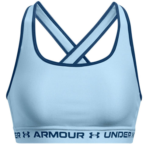 Under Armour Women's Armour Mid Crossback Bra, Black (001