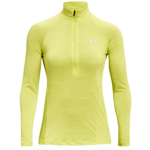 Under Armour Tech Twist 2.0 1/2 Zip Green Top