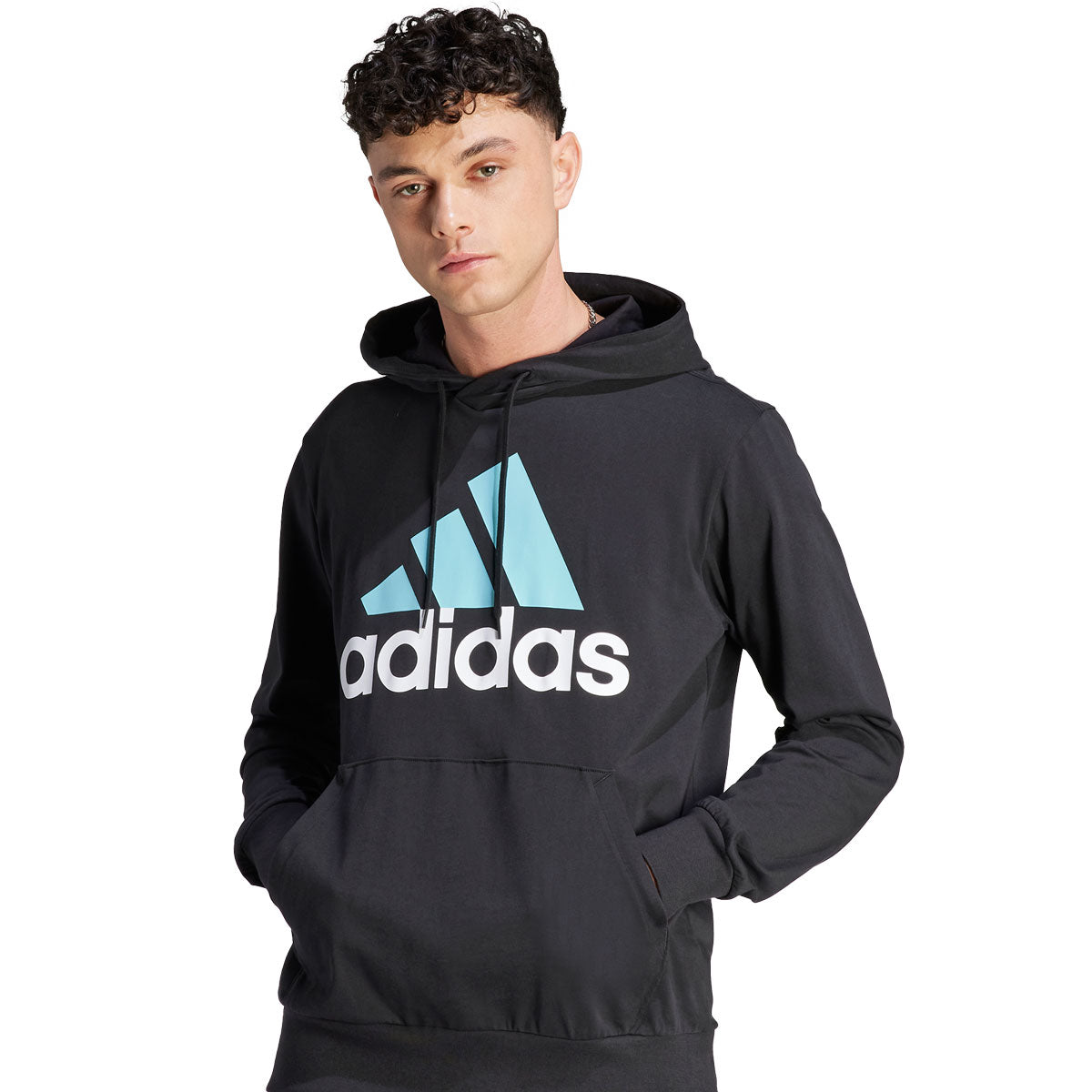 adidas Big Logo Hoodie - Mens - Black