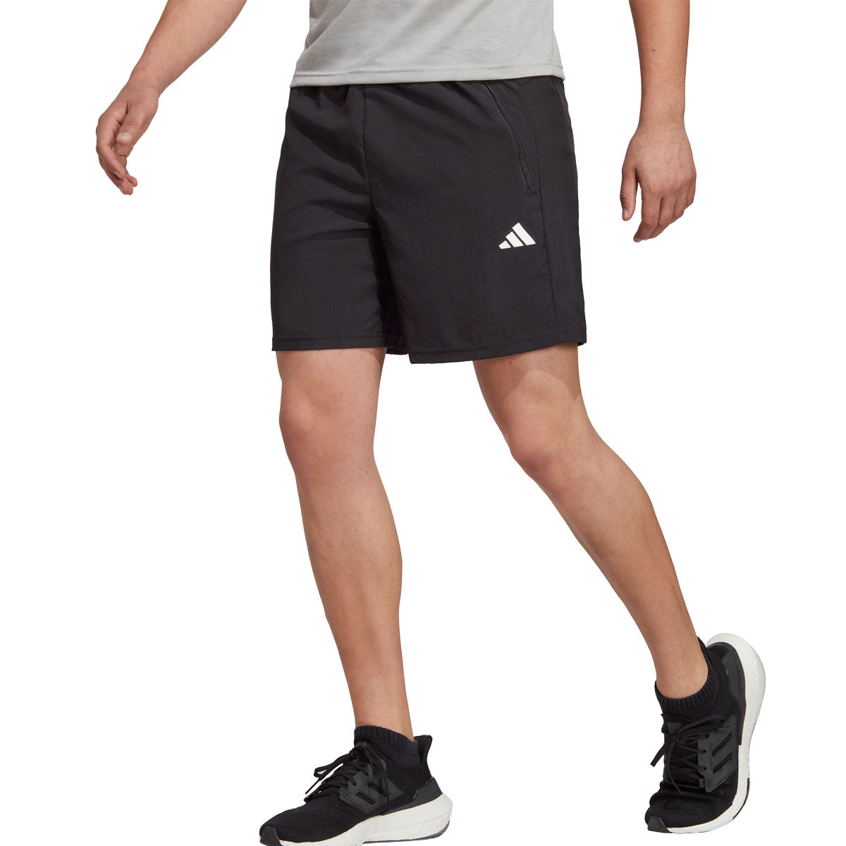 adidas Train Essentails Woven 7 inch Training Shorts - Mens - Black/White