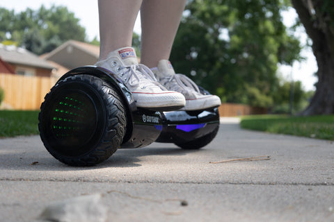 GOTRAX Black Nova Pro Bluetooth Hoverboard with Infinity Wheels