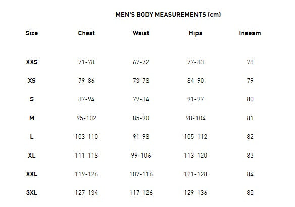Size Guide, Men & Women's Clothing Size Guide