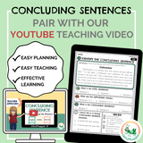 Concluding Sentences Foundations Unit: Digital & Print