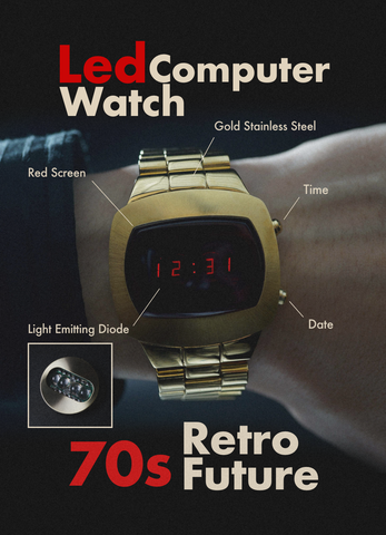 再販】LED COMPUTER WATCH｜EA101｜70s RETRO FUTURE – 830時計店