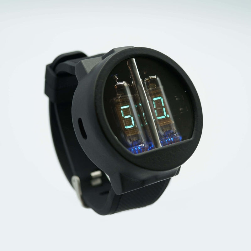 新品未使用ニキシー管 腕時計 サイバーパンク NIXOID サイバーウォッチ 黒-