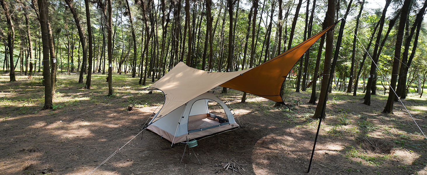 GOGlamping 山帆 ヘキサタープ TC 4.2ｍｘ4.1ｍ