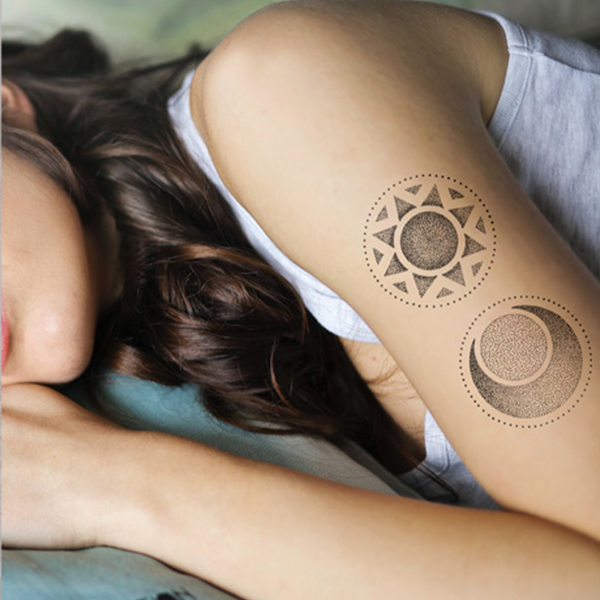 Tattoo tagged with astronomy crescent moon minimalist temporary moon   inkedappcom