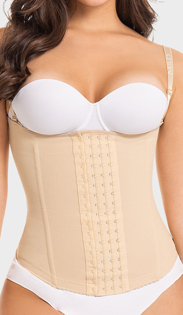 M&D Shapewear: 0557 - Strapless Latex Waist Cincher Trainer - Showmee Store