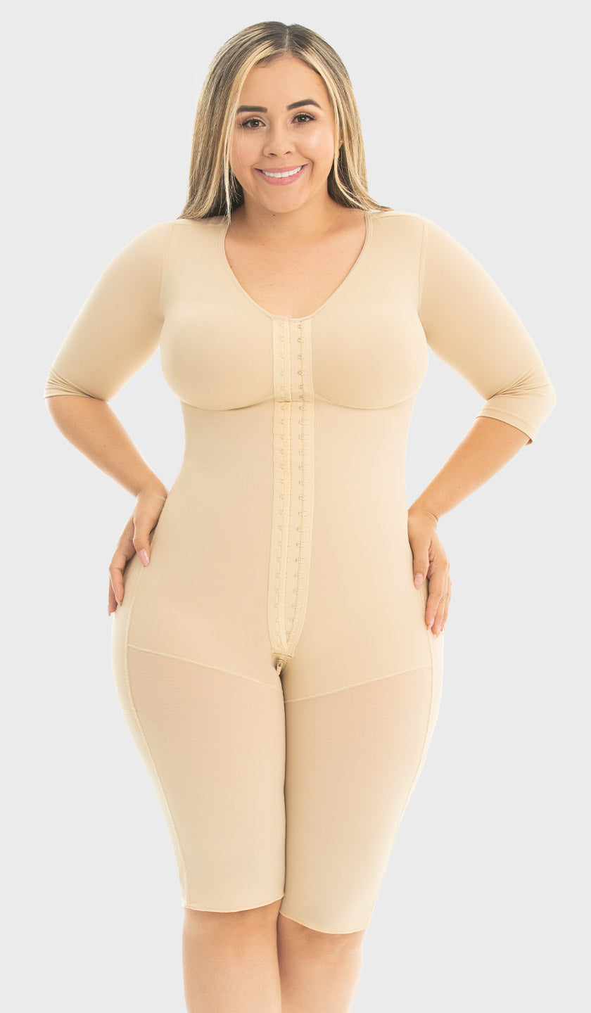 2048 FAJAS TEE Body Girdle W/Suspenders, and Front Zipper - Catherines  Fashion