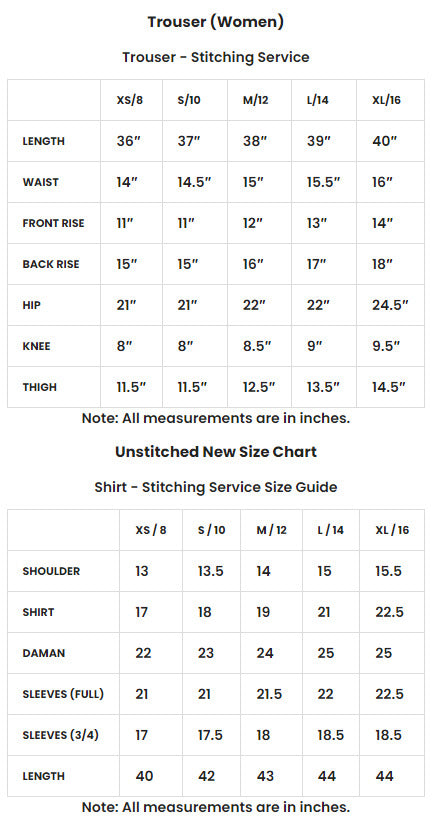 Size guide