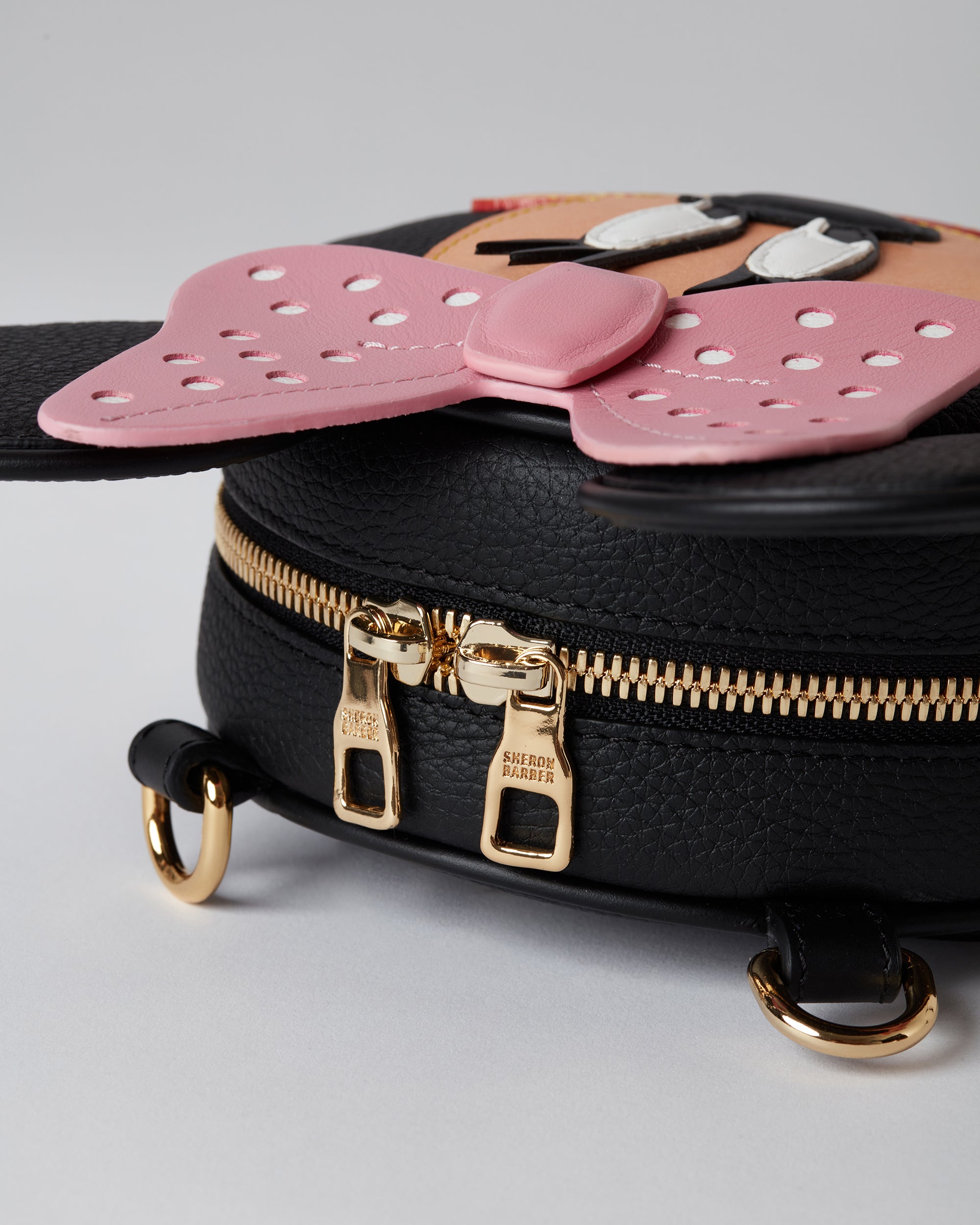 NTWRK Exclusive Sheron Barber Black Minnie Mouse Crossbody Bag