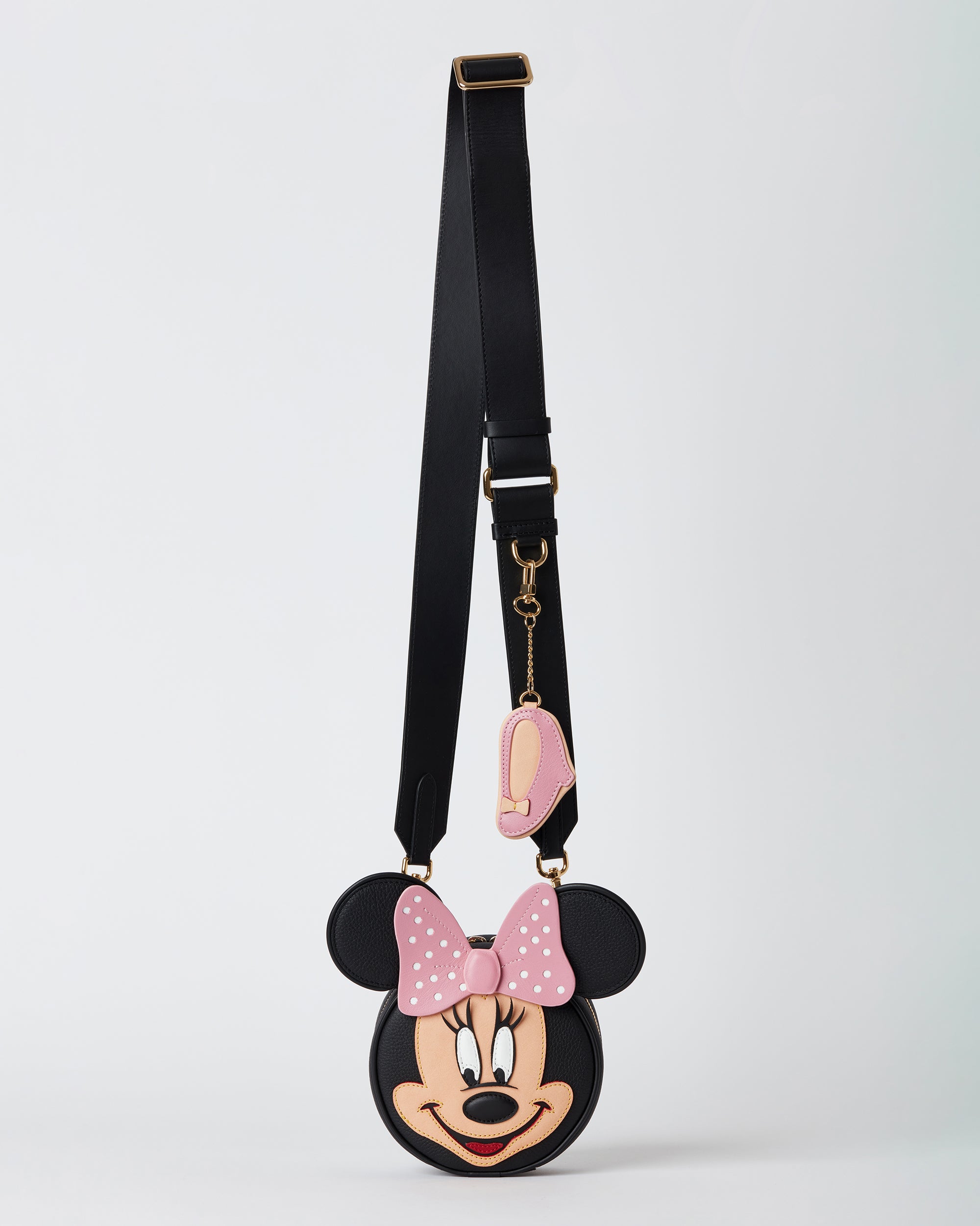 NTWRK Exclusive Sheron Barber Black Minnie Mouse Crossbody Bag