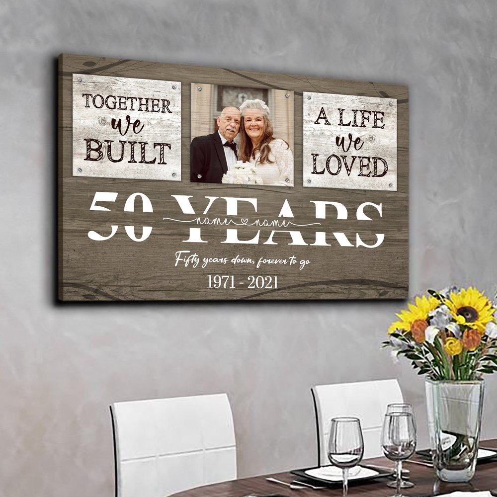 Personalized 1st Wedding Anniversary Gift For Her, 1 Year