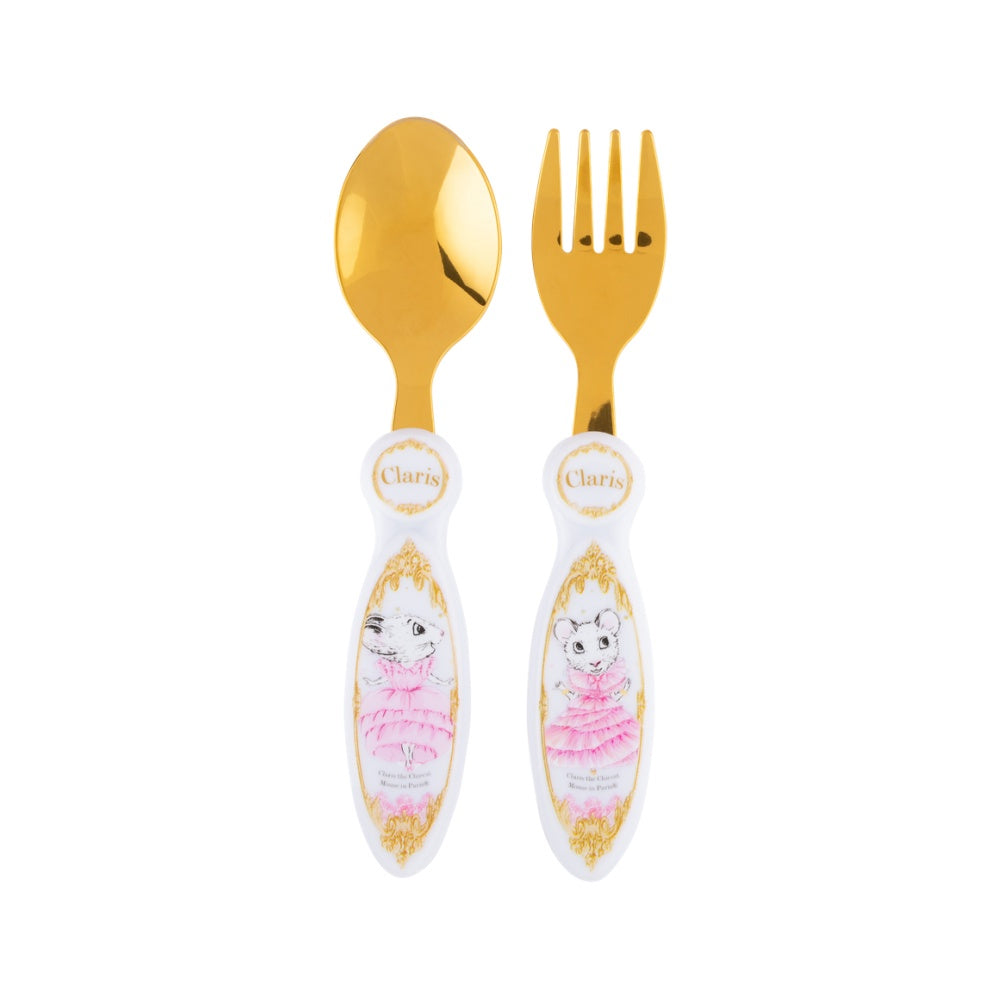 Self-Feeding Fork & Spoon Set (Stage 2) – Grabease Australia