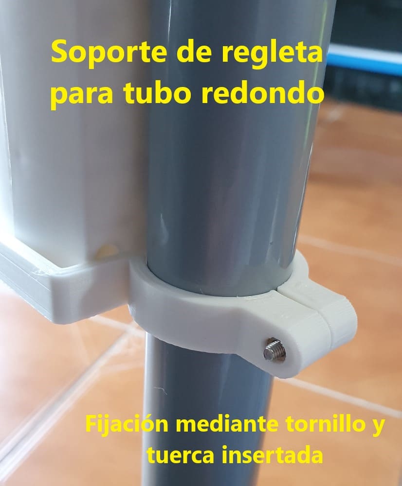 Soporte de regleta sin tornillos  Fíjala en paredes o muebles – GenXmaker