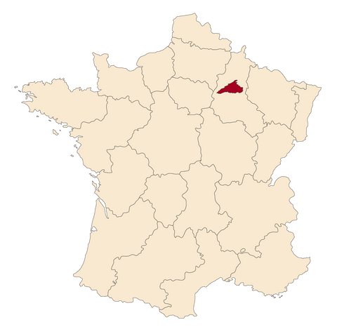 MAPA DE CHAMPAGNE