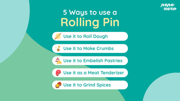 5 ways to use a rolling pin