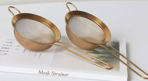 Gold Mesh Strainer