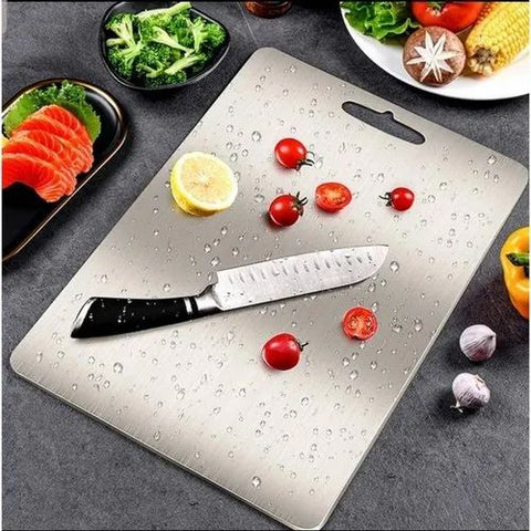 Bamboo Cutting Board for Kitchen, Wood Chopping Board, Easy Grip Handl —  Freshware