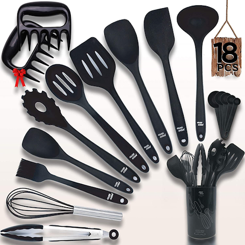 Pepe Nero Kitchen Silicone Utensils Set 