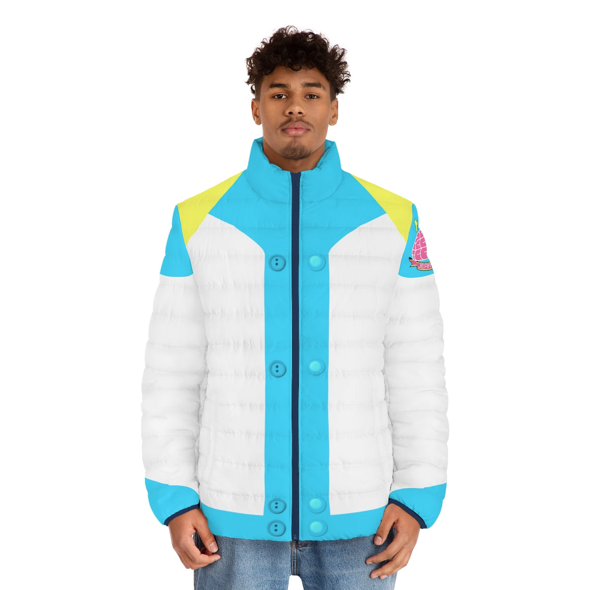 Goku Drip By Any Means Necessary Puffer Jacket - DBZ