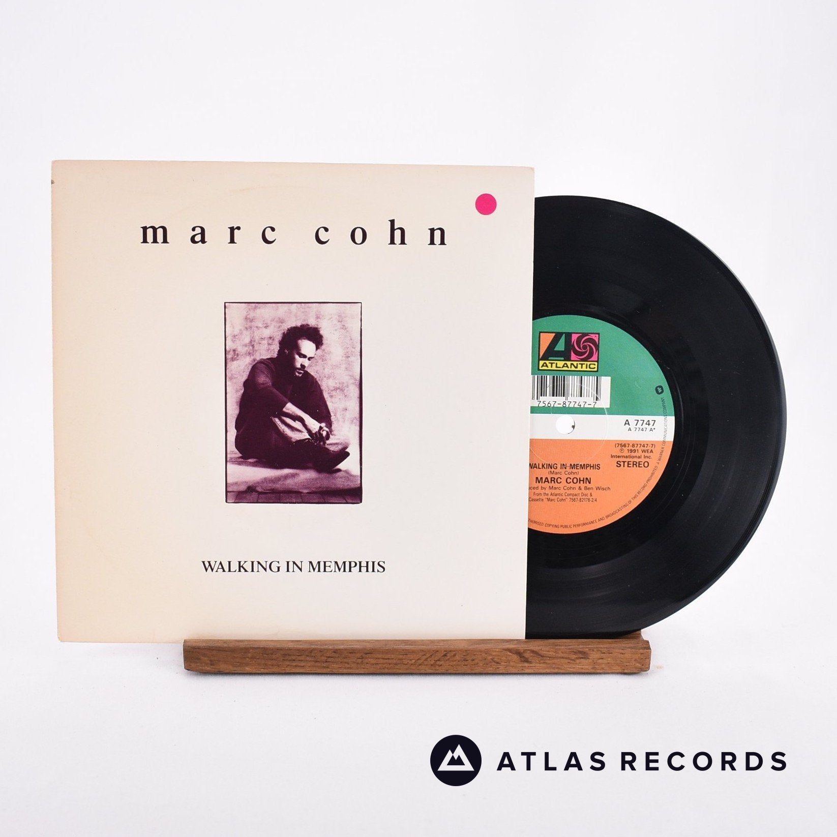 Marc Cohn Walking In - 7" Vinyl Record - – Atlas Records