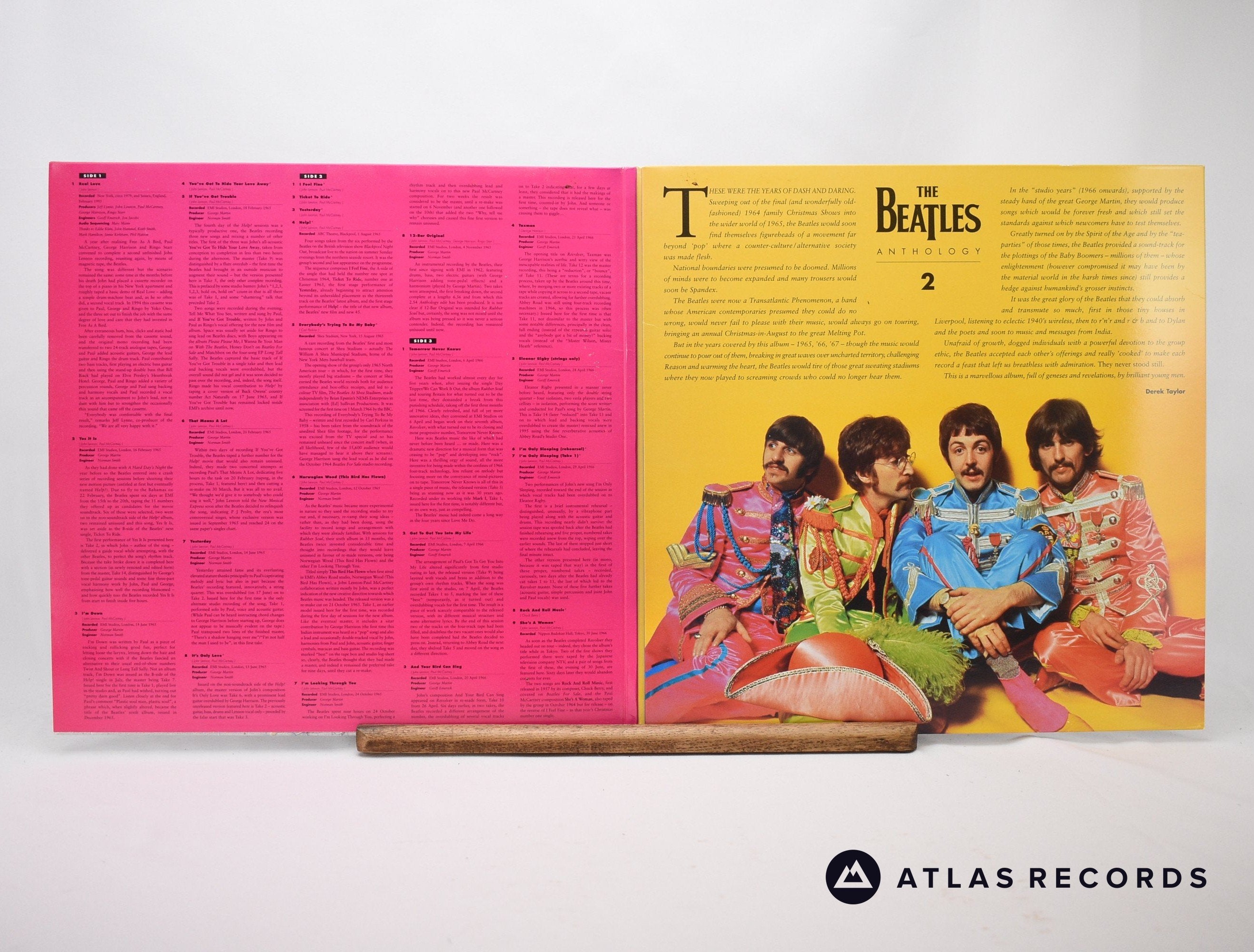 The Beatles Anthology 2 180g Triple Lp Vinyl Record Nm Nm Atlas Records