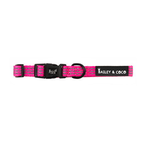 pink dog collar