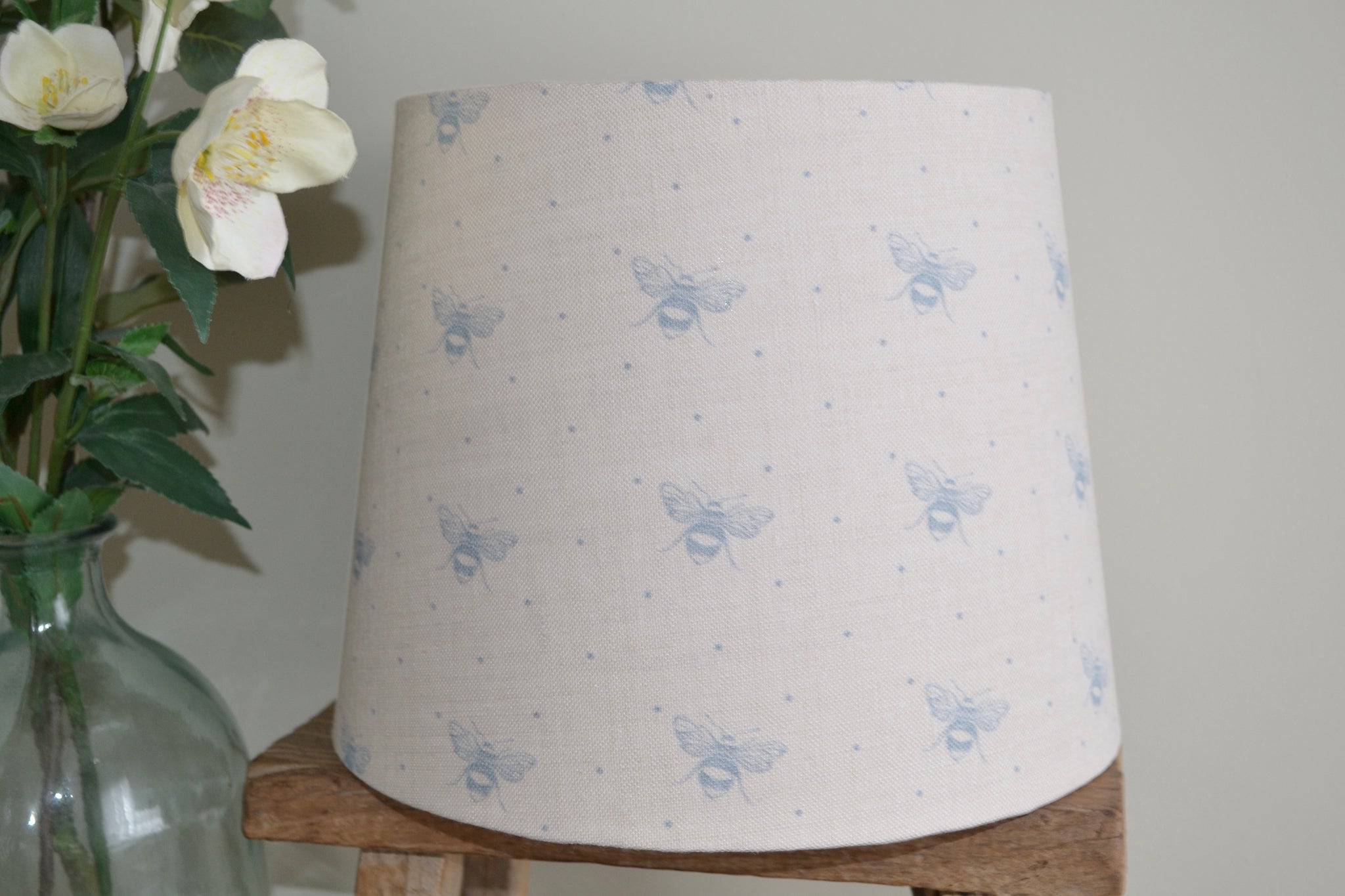 peony and sage lampshades