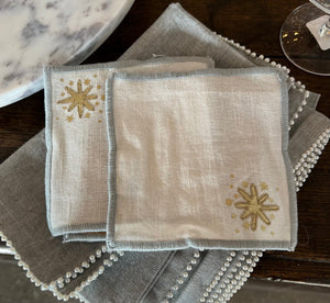 
            
                Load image into Gallery viewer, Holiday Star Cocktail Napkins
            
        