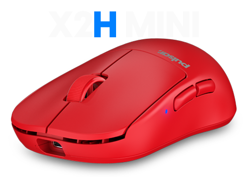 X2H Medium red gaming mouse