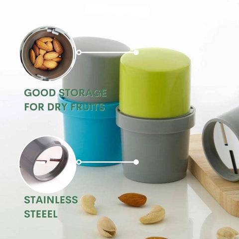 E-COSMOS 3-in-1 Dry Fruit Cutter, Grinder, and Chocolate Slicer